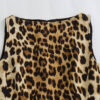 Vestido de fiesta con estampado de leopardo sin mangas y de moda